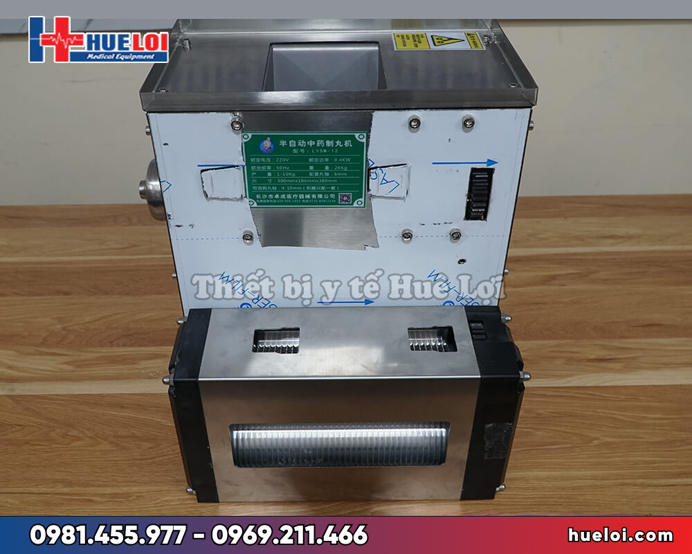Máy làm viên thuốc hoàn bán tự động LYSW-12 – làm thủy hoàn, thủy mật hoàn, lạp hoàn